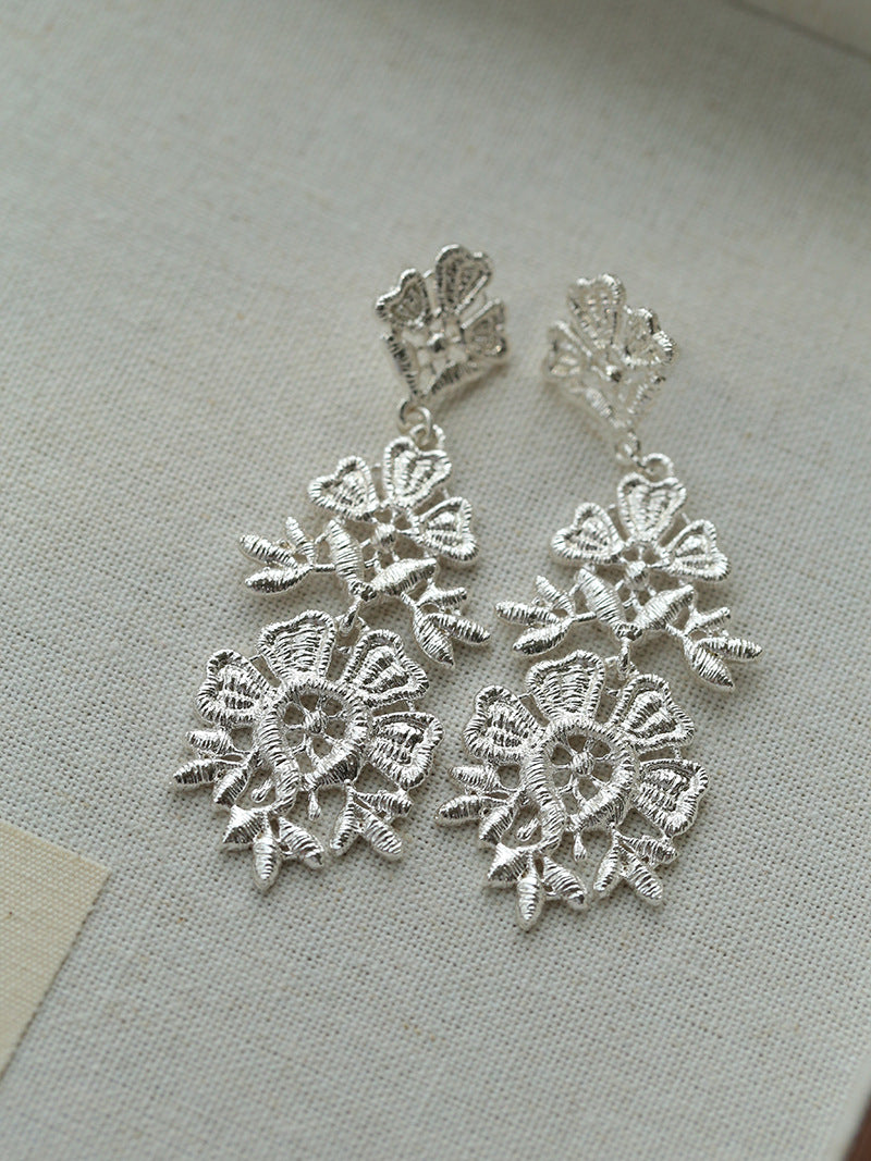 Filigree Lace Drop Earrings