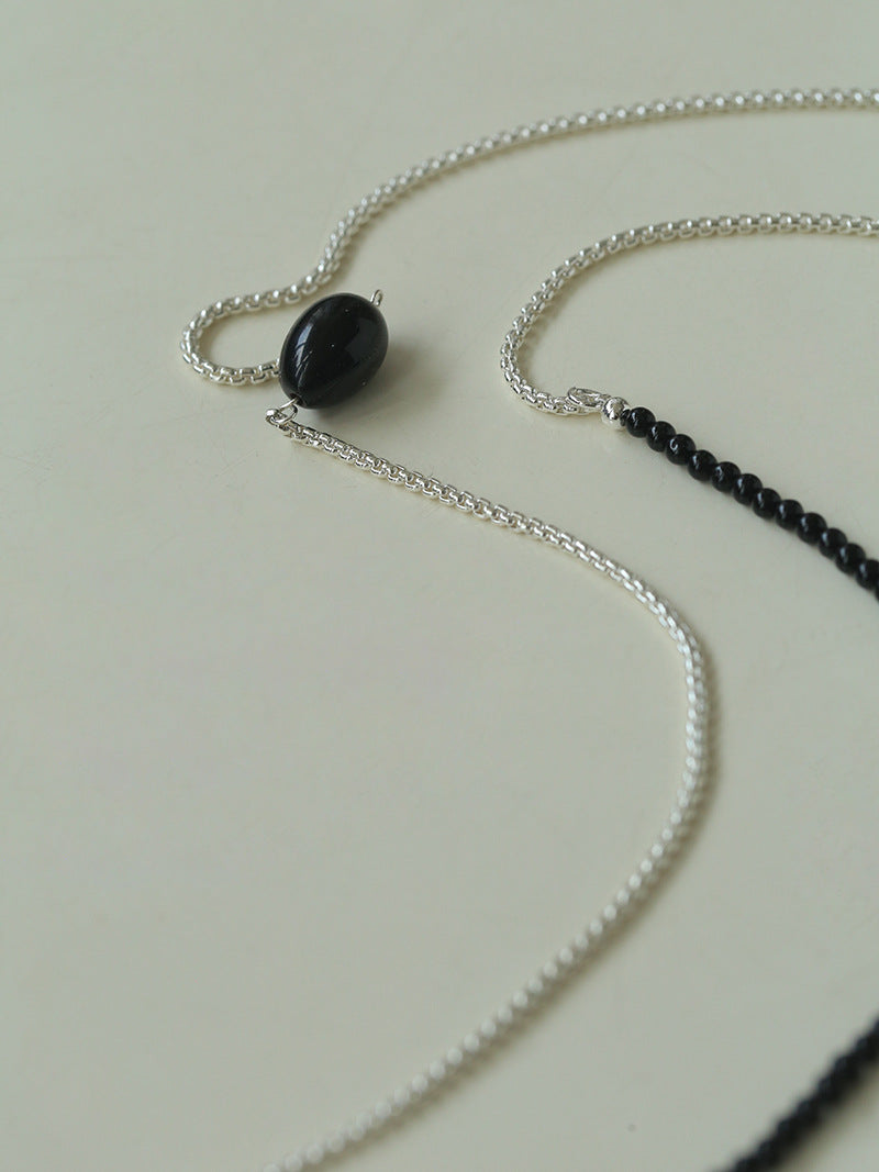 Eclipse Drop Long Necklace