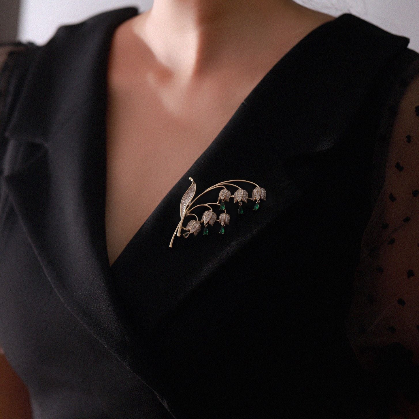 Lily of The Valley Brooch