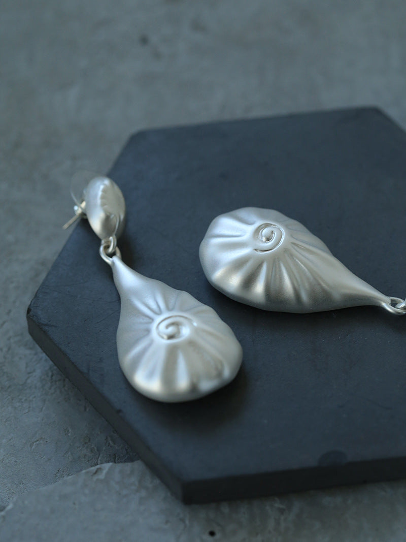 Spiral Shoreline Shell Earrings