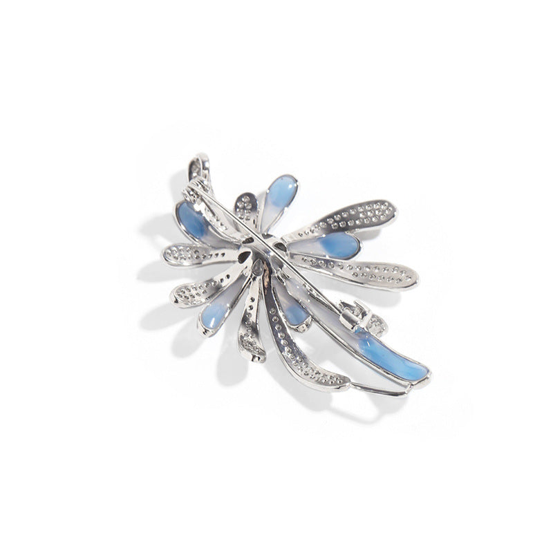 Gradient Firework Pearl Brooch