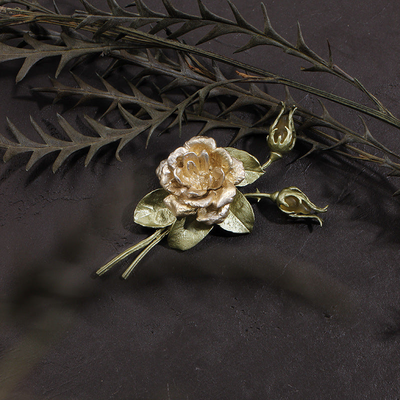 Champagne Rose Brooch