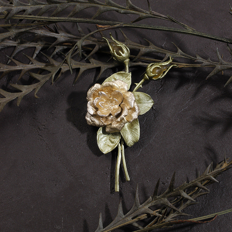 Champagne Rose Brooch