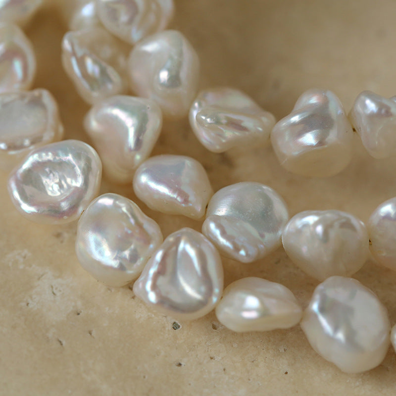 Petal Link Baroque Pearl Necklace