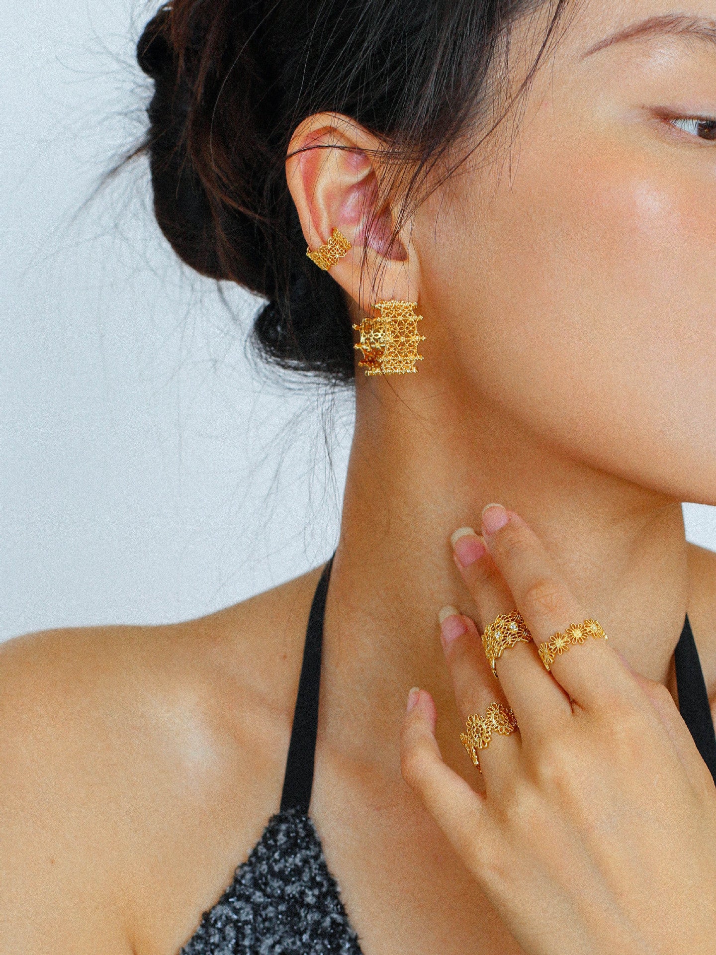Lace Reverie Stud Earrings