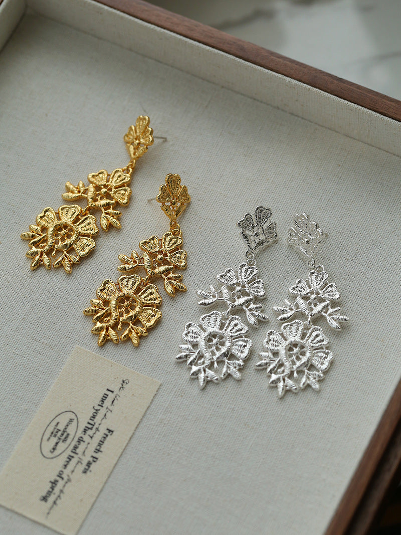 Filigree Lace Drop Earrings