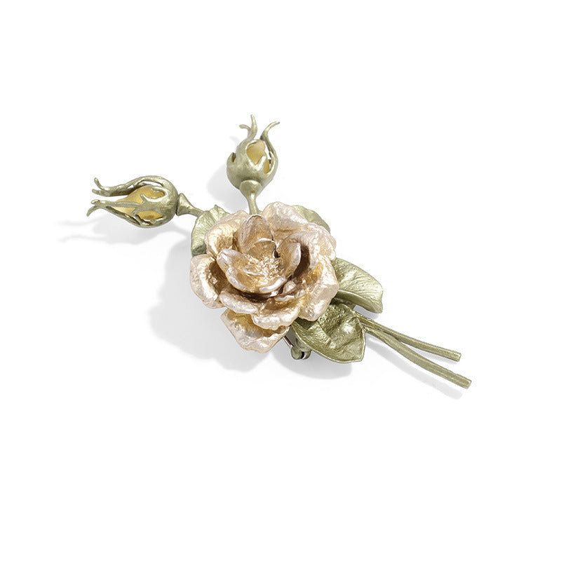 Champagne Rose Brooch