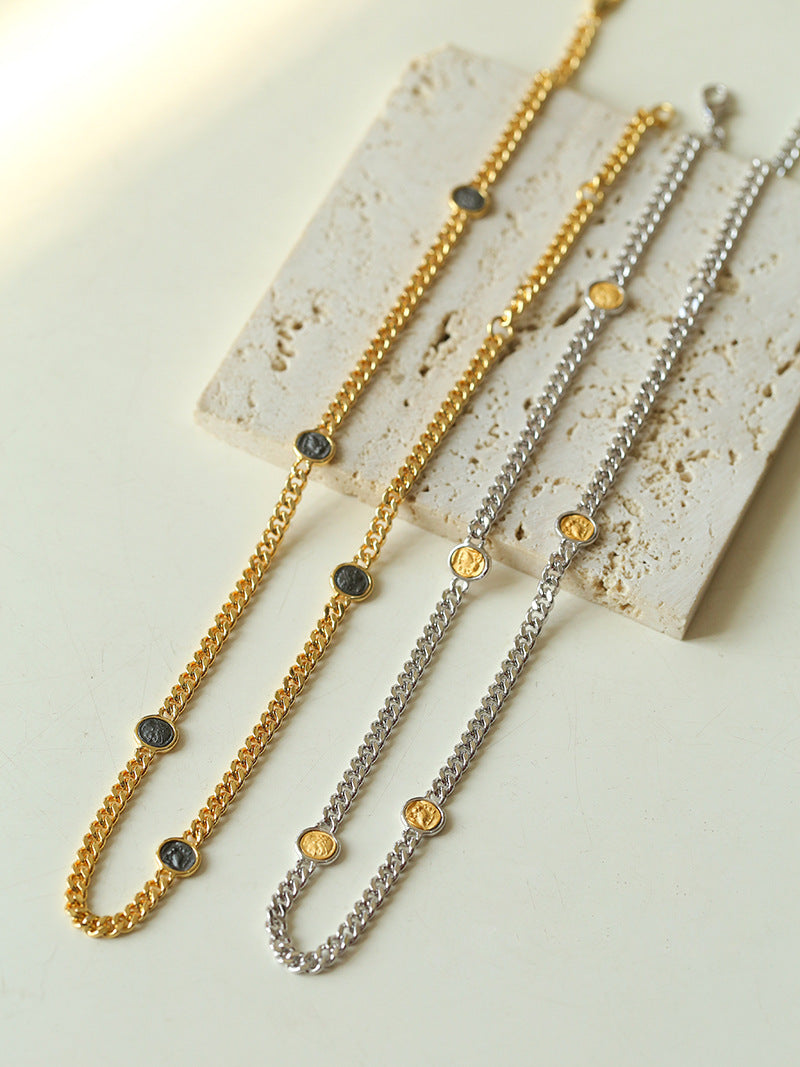 Athena Coin Chain Necklace