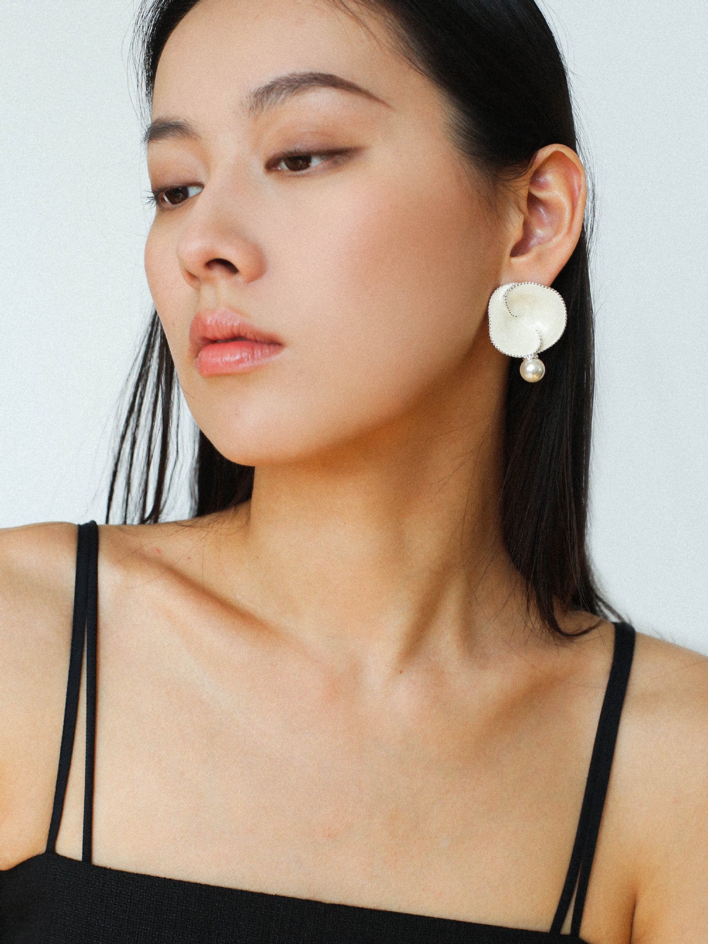 Twilight Bloom Enamel Earrings