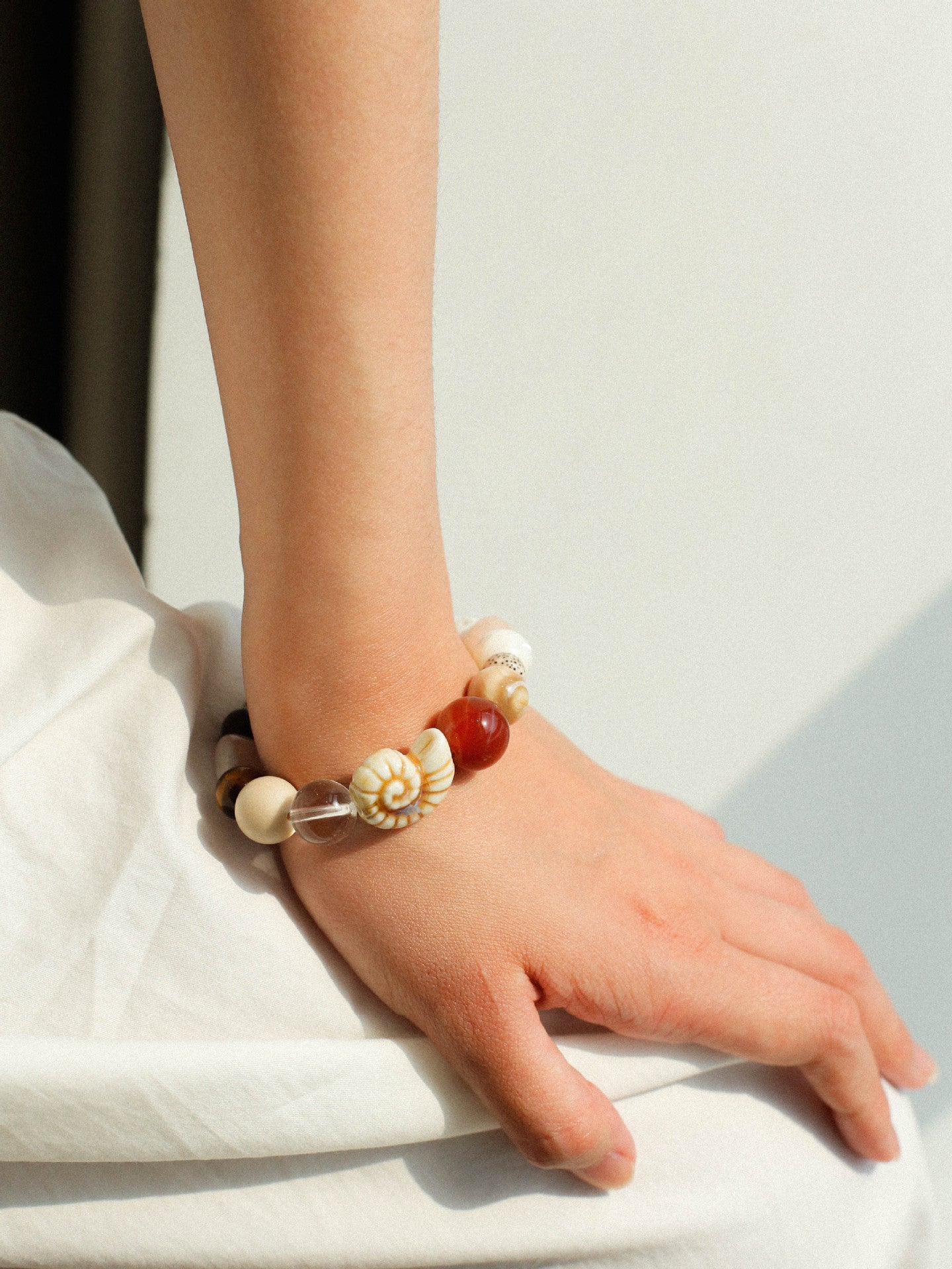 Summer Vacation Style Conch Shell Bracelet