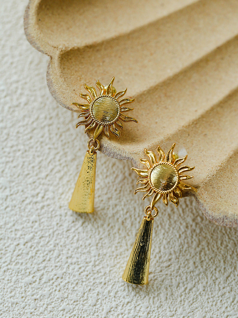 Solar Flare Drop Earrings