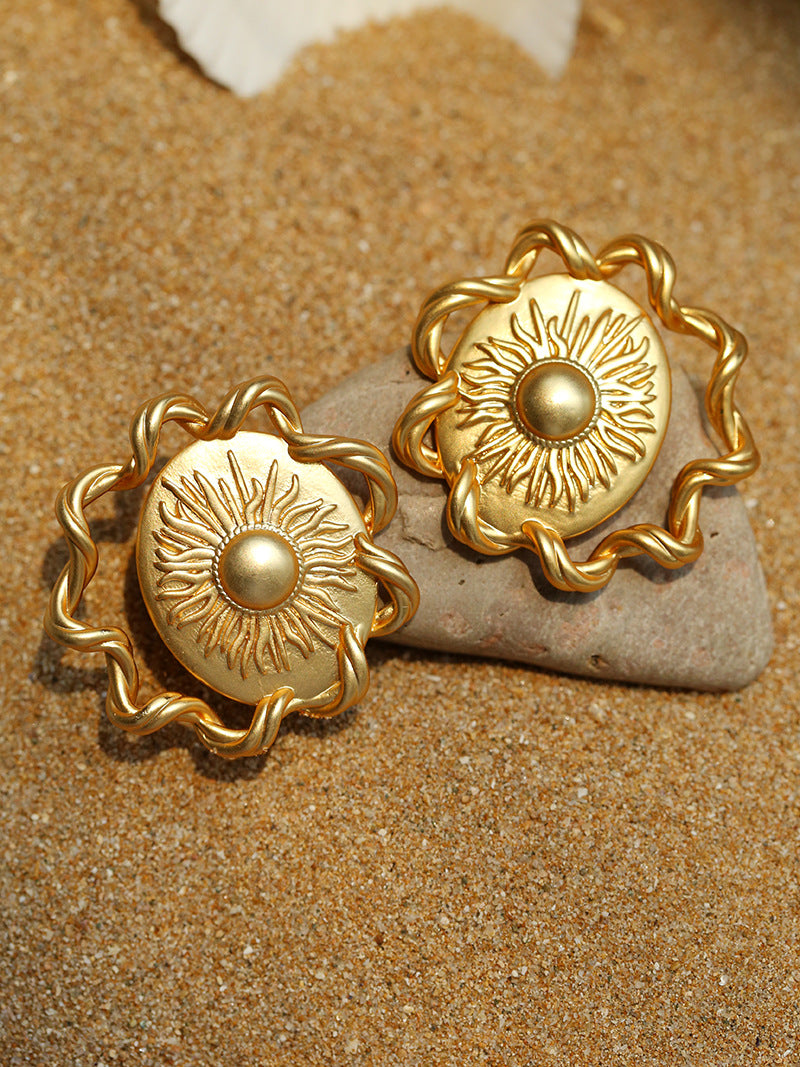 Sun Halo Earrings