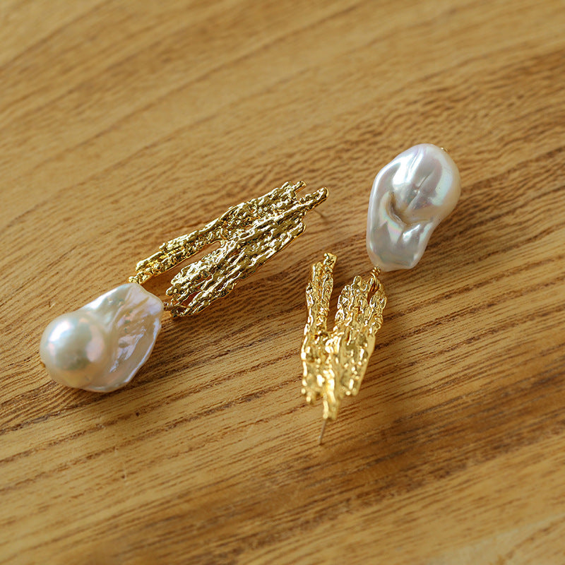 Lava Muse Baroque Pearl Earrings