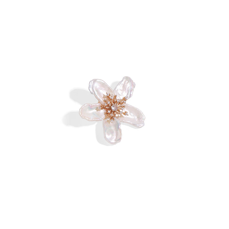 Baroque Blossom Pearl Brooch