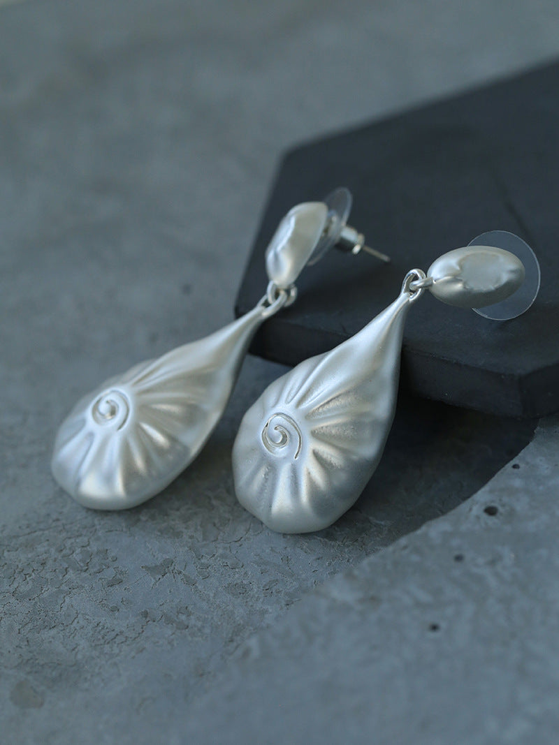 Spiral Shoreline Shell Earrings