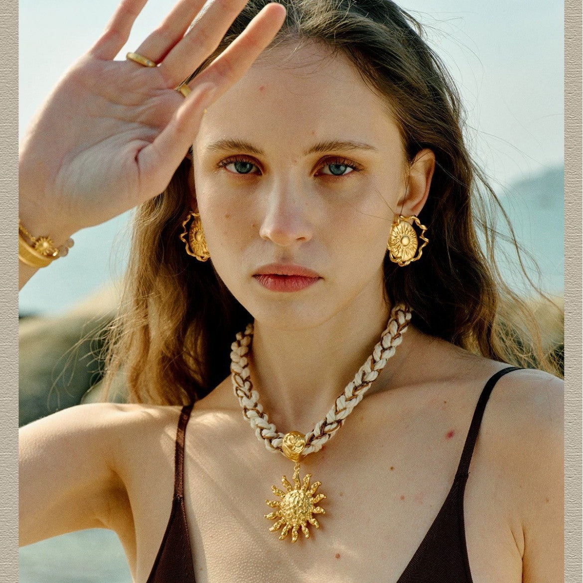 Sun Halo Earrings