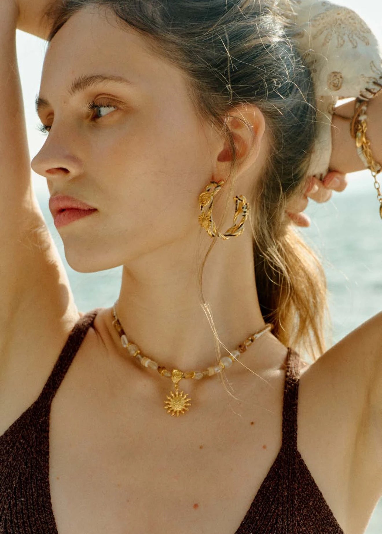 Solstice Twist Hoops