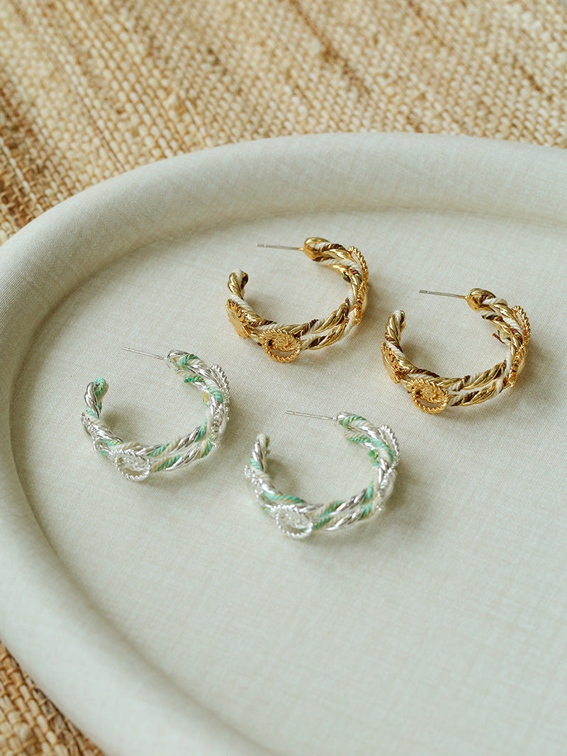 Solstice Twist Hoops