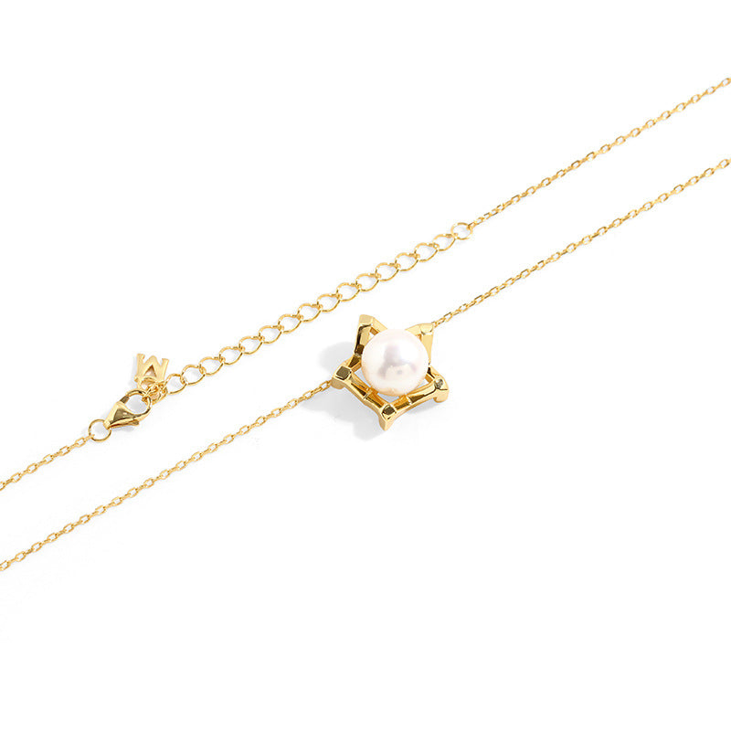 Starlight Pearl Pendant Necklace
