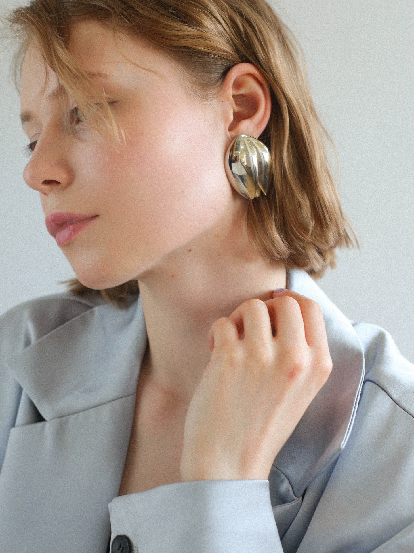 Tulip Flow Statement Earrings