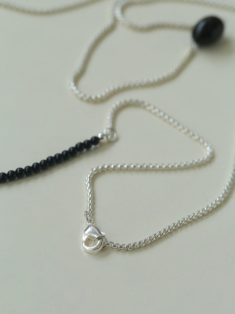 Eclipse Drop Long Necklace