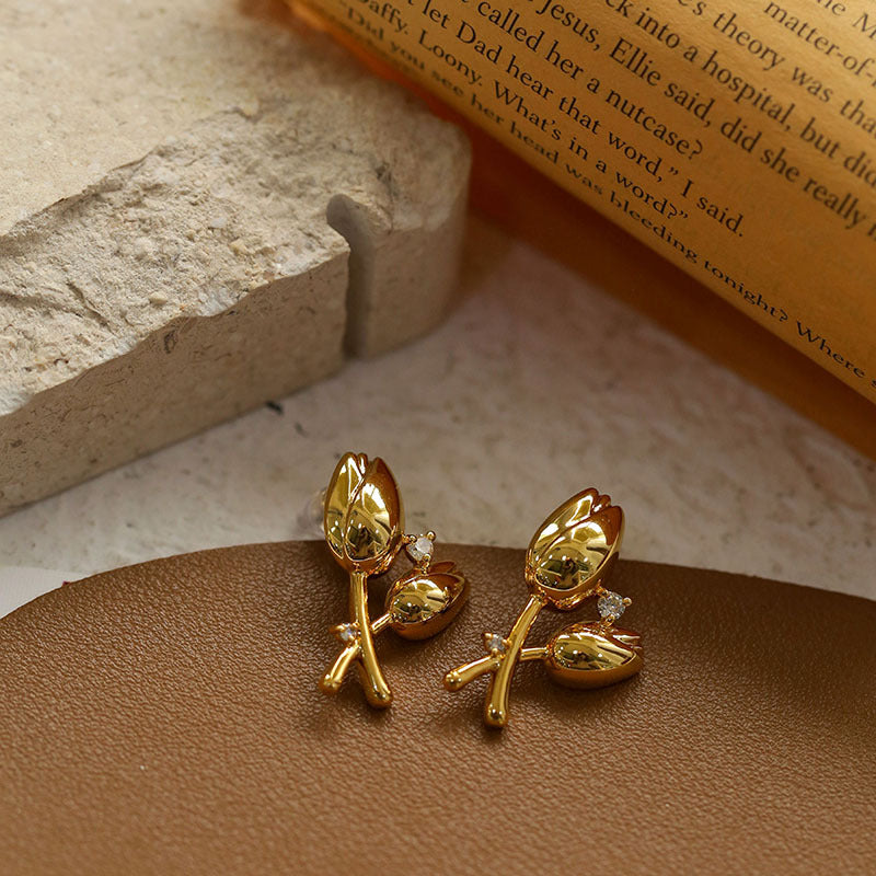 Tulip Bouquet Earrings