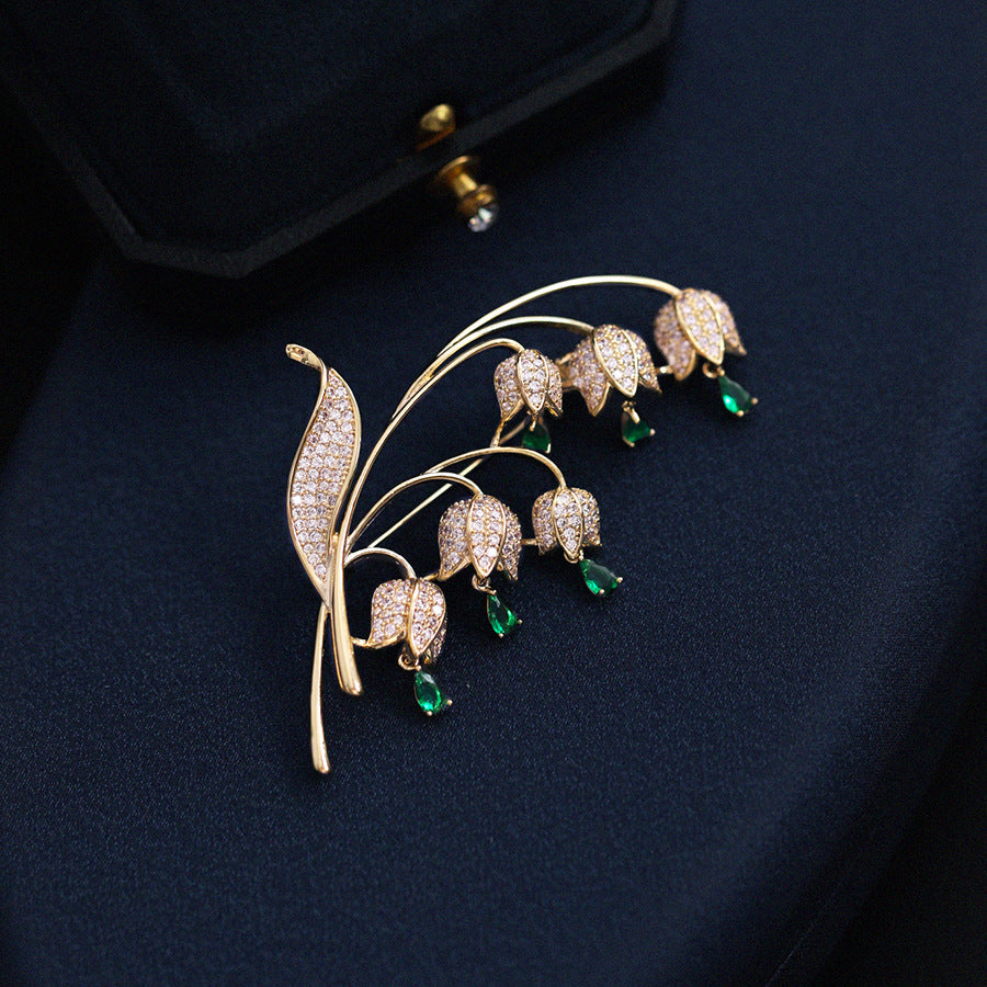 Lily of The Valley Brooch