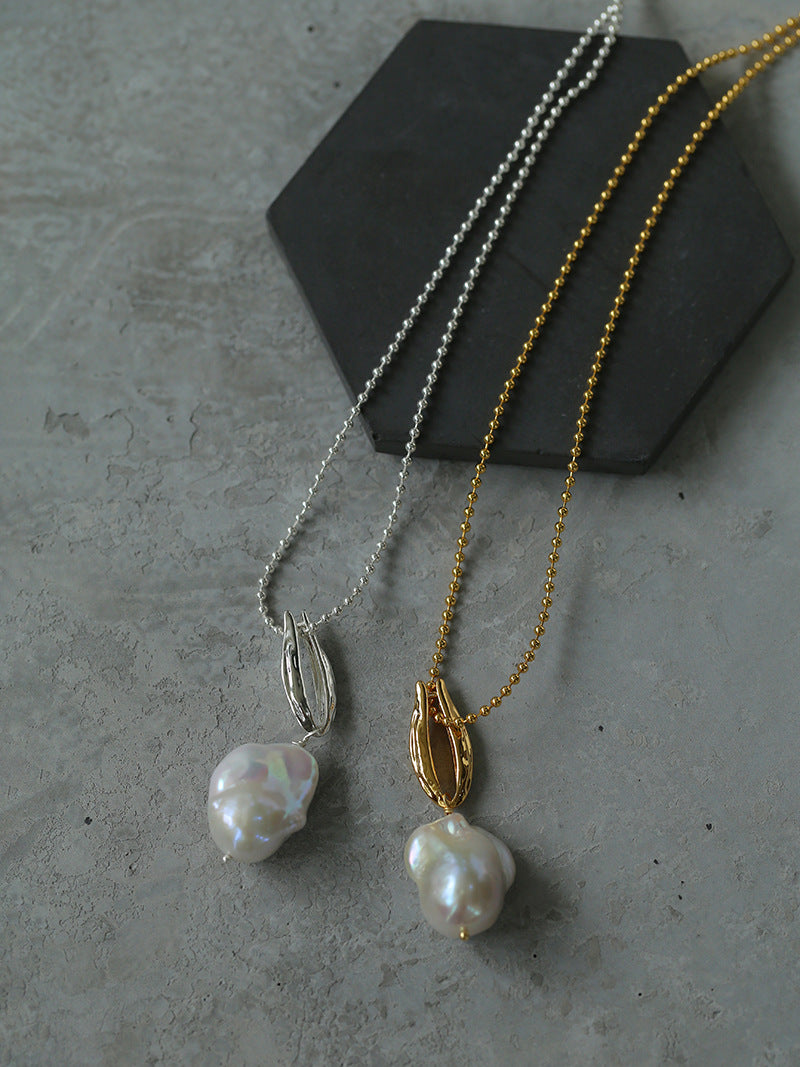 Willow Drop Baroque Pearl Necklace