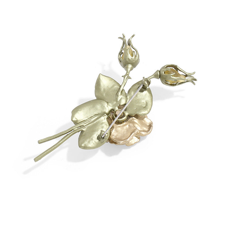Champagne Rose Brooch