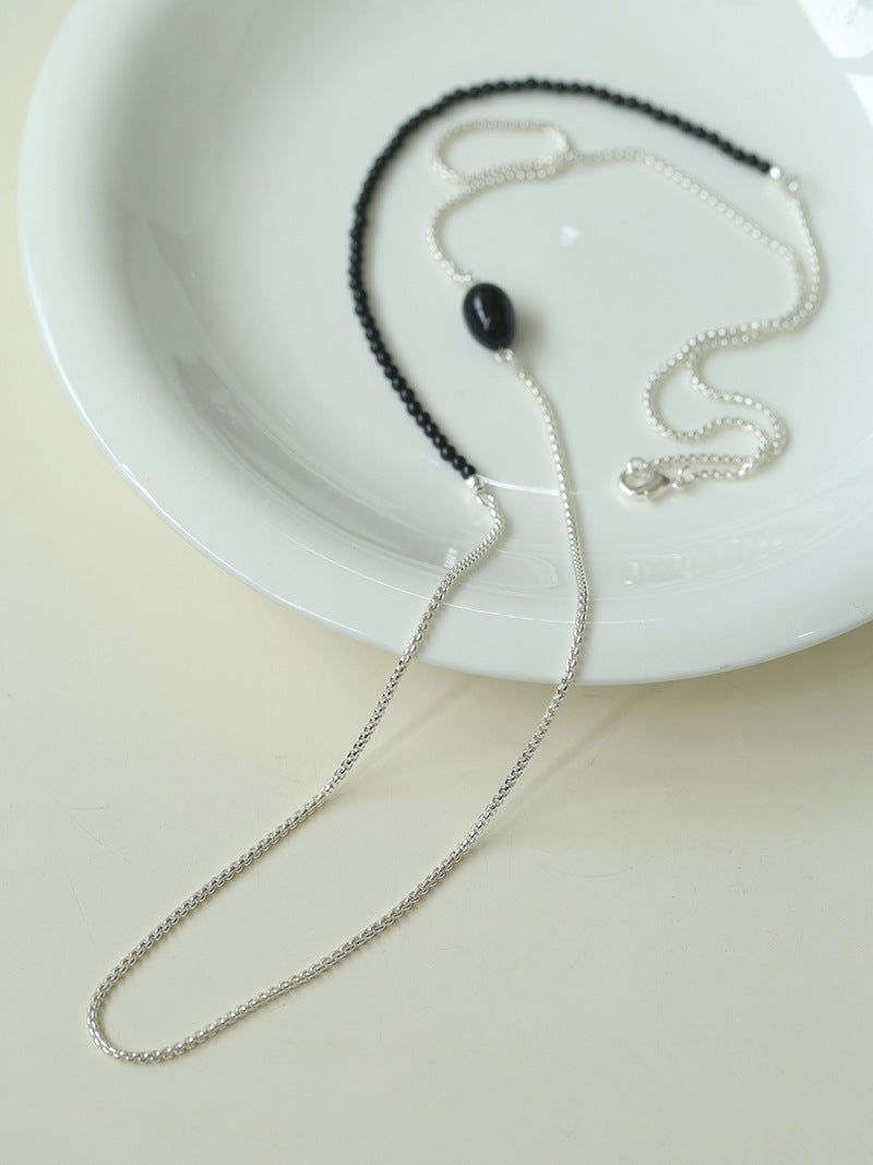 Eclipse Drop Long Necklace