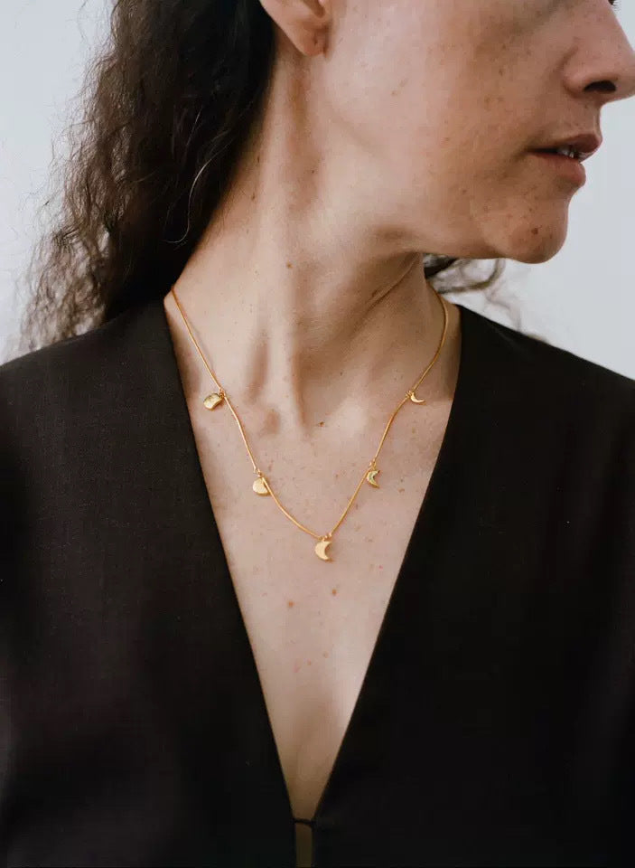 Crescent Whisper Necklace