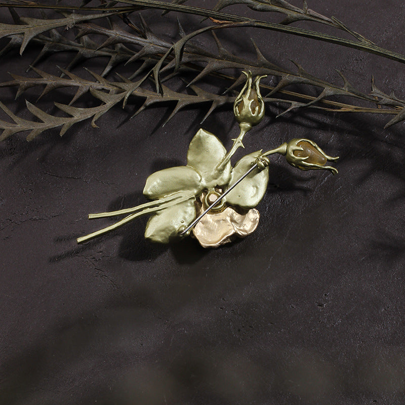 Champagne Rose Brooch