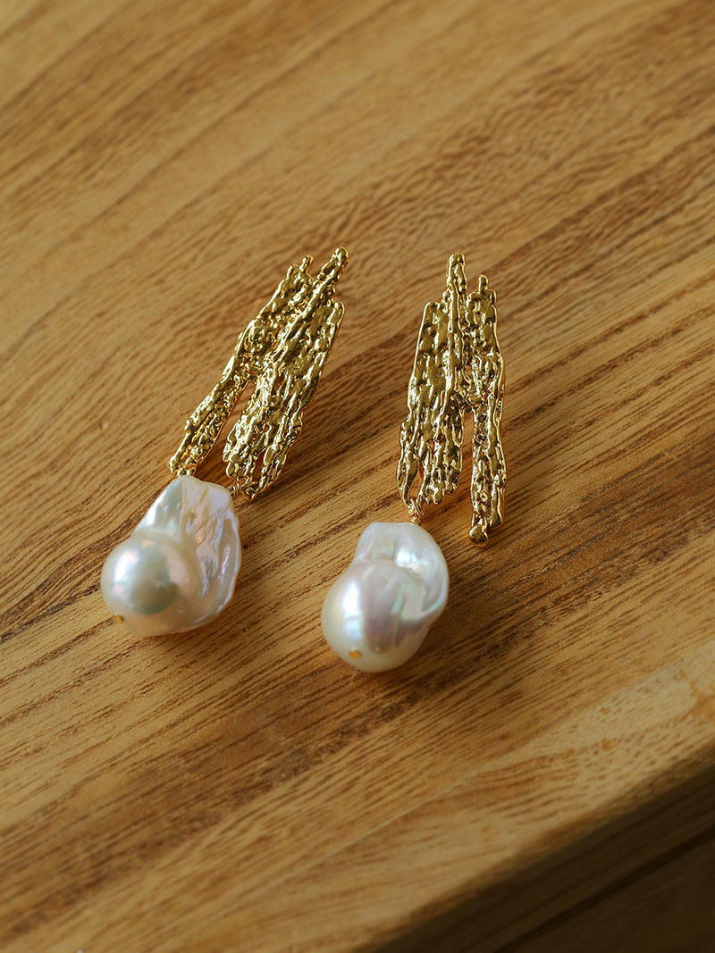 Lava Muse Baroque Pearl Earrings