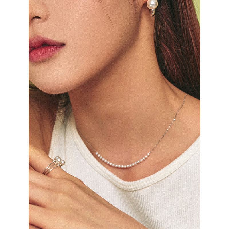 Golden Pearl Necklace