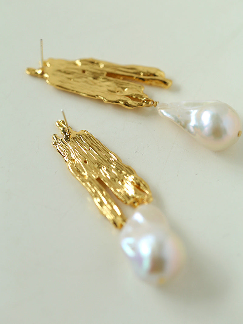 Lava Muse Baroque Pearl Earrings