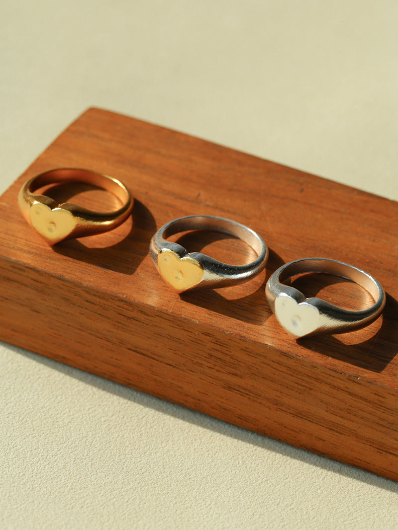 Minimalist Heart Ring