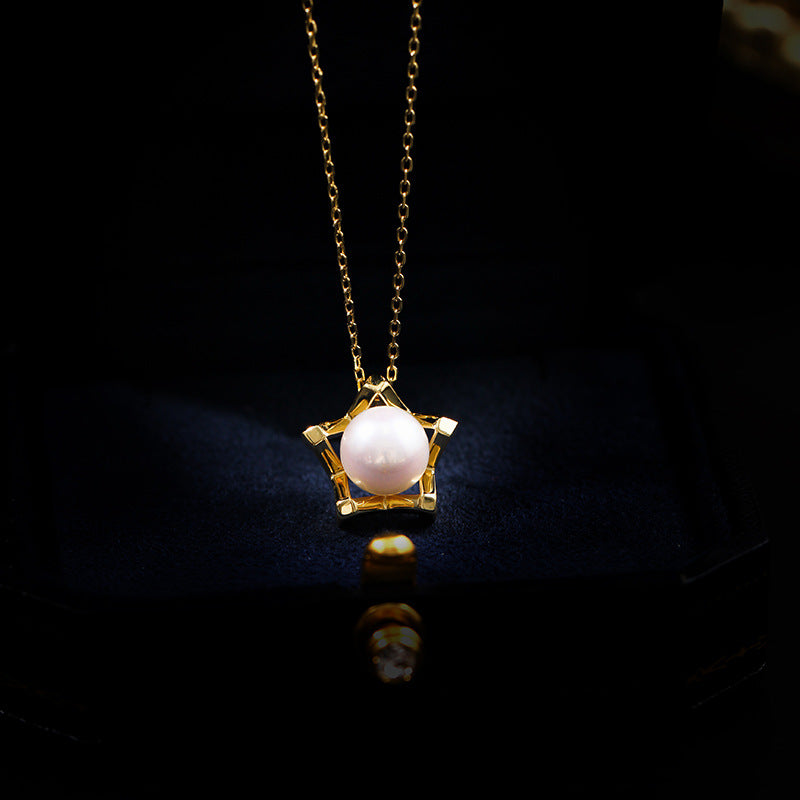 Starlight Pearl Pendant Necklace