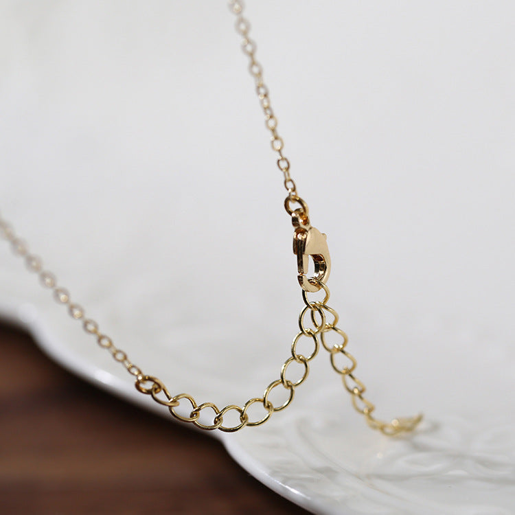 Baroque Pearl Twisted Chain Necklace