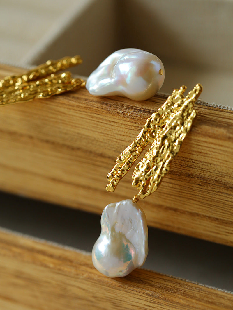 Lava Muse Baroque Pearl Earrings