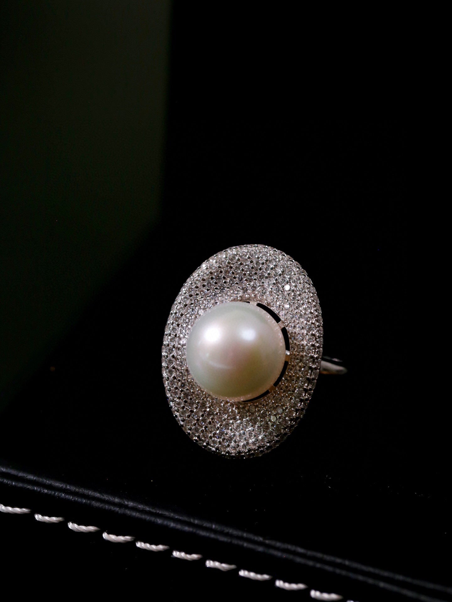 Aurora Fine Jewelry Set – Edison Pearl Necklace & Ring