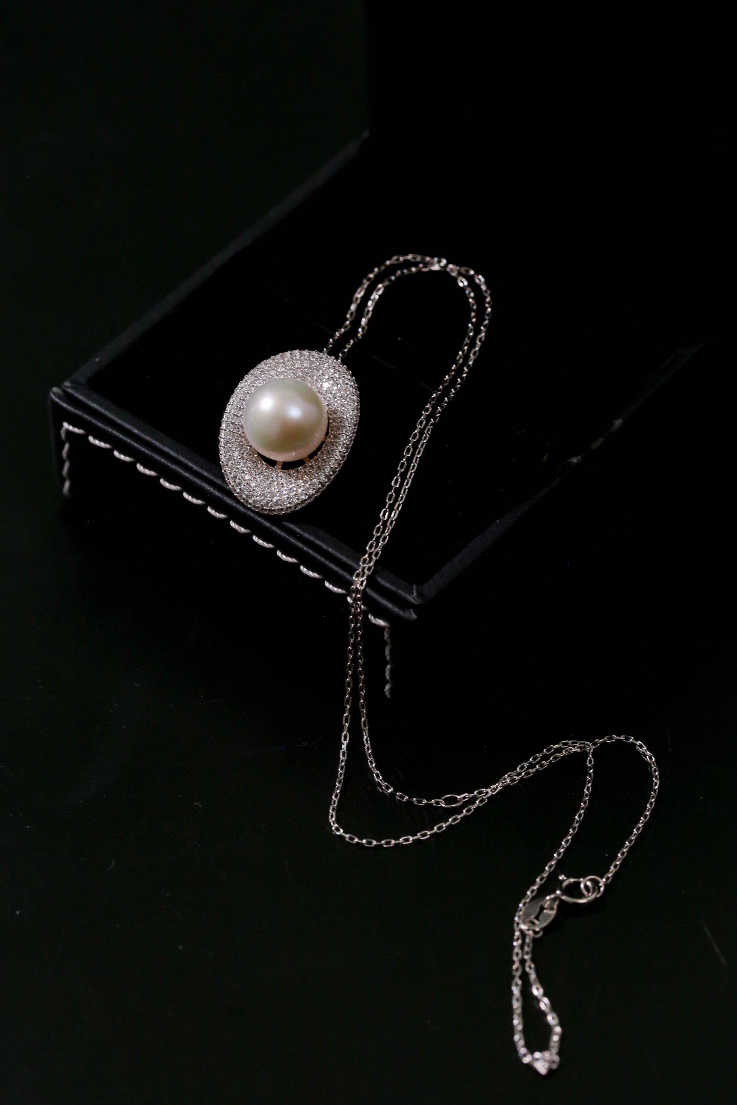 Aurora Fine Jewelry Set – Edison Pearl Necklace & Ring