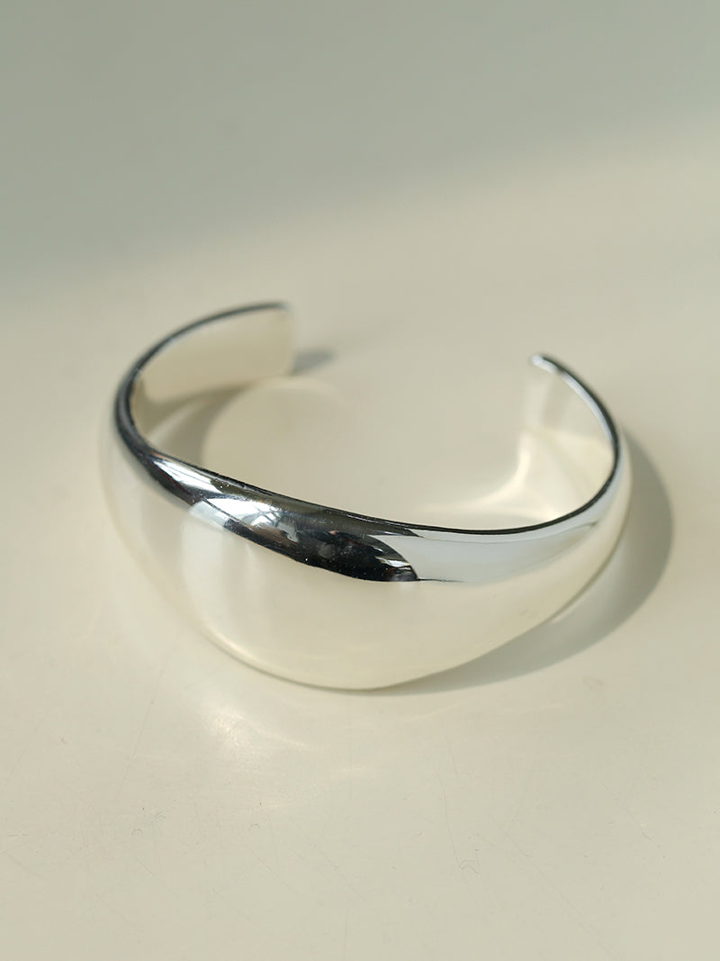 Forma Silver Cuff Bracelet